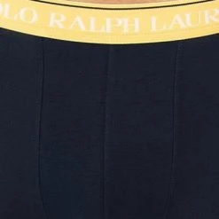 Aktion 🌟 Polo Ralph Lauren Trunks 3er Pack 714830299/032 Baumwoll-Stretch, Marineblau, Weinrot-hellblau-gelb 🔥 -Wäsche Verkaufsladen 379133 norm6