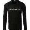 Schlussverkauf 🥰 EMPORIO ARMANI T-Shirt 8N1TN8/1JPZZ/0021 Longsleeve, Baumwolle, Schwarz 🤩