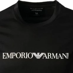 Schlussverkauf 🥰 EMPORIO ARMANI T-Shirt 8N1TN8/1JPZZ/0021 Longsleeve, Baumwolle, Schwarz 🤩 -Wäsche Verkaufsladen 379488 norm2