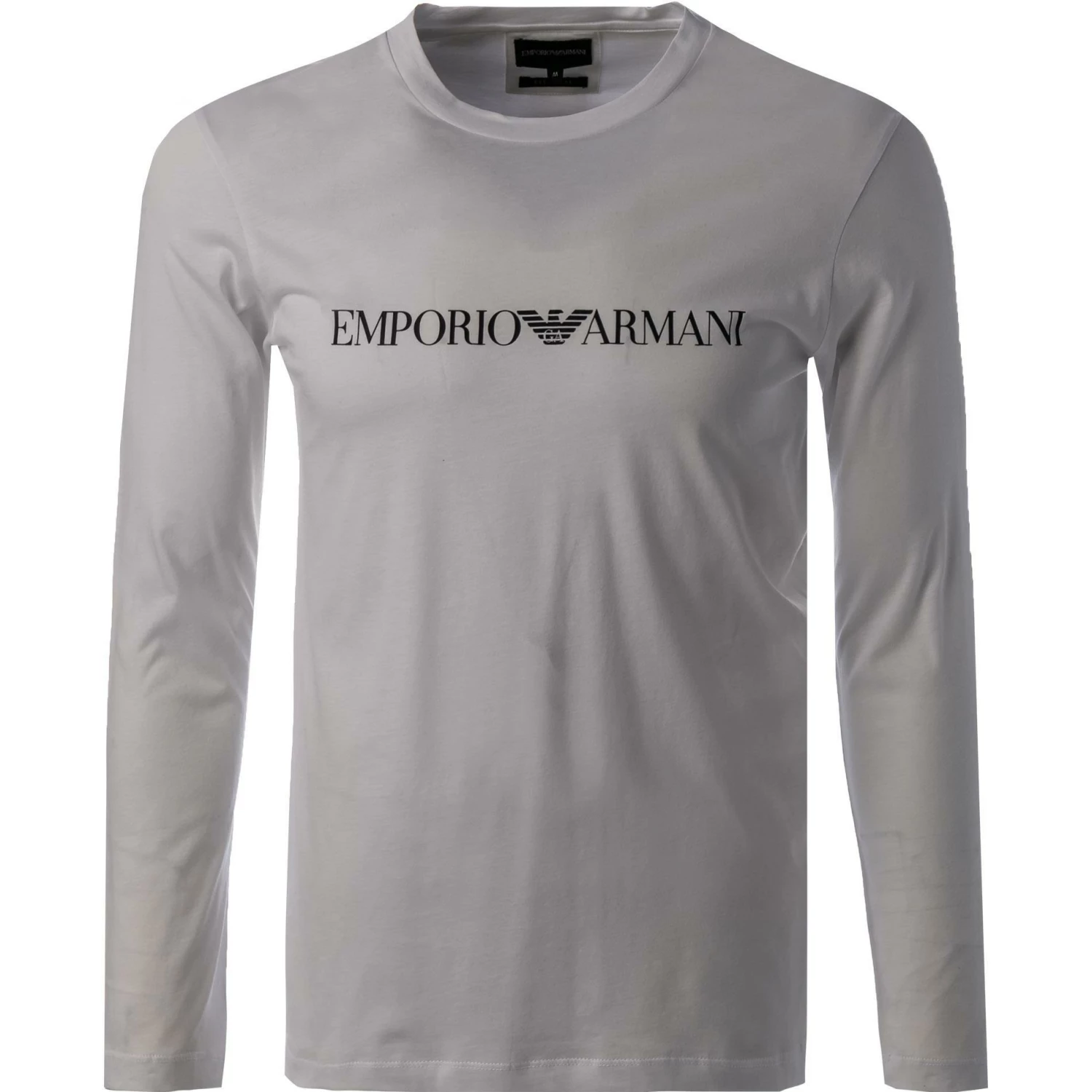 Budget 👏 EMPORIO ARMANI T-Shirt 8N1TN8/1JPZZ/0146 Longsleeve, Baumwolle, Weiß ⌛ 1 Budget 👏 EMPORIO ARMANI T-Shirt 8N1TN8/1JPZZ/0146 Longsleeve, Baumwolle, Weiß ⌛