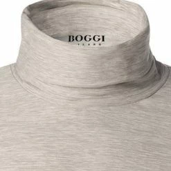 Budget ❤️ BOGGI MILANO Rollkragenshirt BO21A0412/02 Mikrofaser, Hellgrau meliert, Hellgrau ⭐ -Wäsche Verkaufsladen 379929 norm2