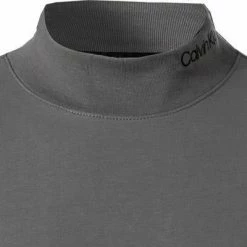 Neu 😉 Calvin Klein Longsleeve K10K107921/PD0 Bio Baumwolle, Grau 🎁 -Wäsche Verkaufsladen 380059 norm2