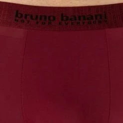 Neu 👍 bruno banani Shorts Autumn Colouring 2201-2344/274 Trunk, Mikrofaser-Stretch, Weinrot 😍 -Wäsche Verkaufsladen 380382 norm2