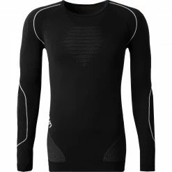 Bestpreis ❤️ UYN T-Shirt U100006/B472 Funktionsshirt, Mikrofaser, Schwarz-anthrazit, Schwarz-anthrazit-weiß ⌛