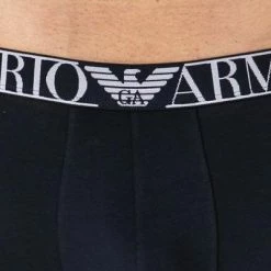 Billig 👏 EMPORIO ARMANI Briefs 2er Pack 111733/1A720/19635 Slips, Baumwoll-Stretch, Marine-rauchblau 🎁 -Wäsche Verkaufsladen 380534 norm3