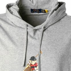 Angebote ⭐ Polo Ralph Lauren T-Shirt 711853354/001 Longsleeve, Big&Tall, Baumwolle, Grau meliert, Grau ✨ -Wäsche Verkaufsladen 380558 norm2