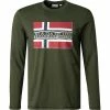 Coupon ⌛ NAPAPIJRI Longsleeve NP0A4FRQ/GE4 Baumwolle, Jägergrün ⭐
