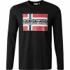 Beste Bewertungen von 💯 NAPAPIJRI Longsleeve NP0A4FRQ/041 Baumwolle, Schwarz 🛒