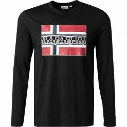 Beste Bewertungen von 💯 NAPAPIJRI Longsleeve NP0A4FRQ/041 Baumwolle, Schwarz 🛒