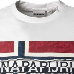 Besorgen ✔️ NAPAPIJRI Longsleeve NP0A4FRQ/002 Baumwolle, Weiß ❤️ -Wäsche Verkaufsladen 380597 norm2