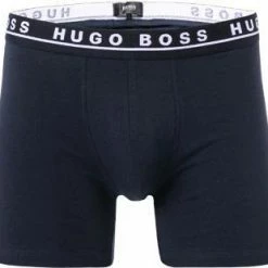 Bestpreis 💯 BOSS Boxer Briefs 3er Pack 50458544/968 Trunks, Baumwoll-Stretch, Grau-petrol-navy, Grau-türkis-navy 🔔 -Wäsche Verkaufsladen 380923 norm3