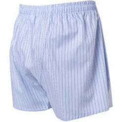 Angebote 🥰 van Laack 162587/Boxer/730 Boxershorts, Baumwolle, Bleu-navy gestreift, Hellblau 🎉 -Wäsche Verkaufsladen 381192 norm3