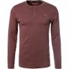 Großhandel 🎁 MUSTANG T-Shirt 1011485/7192 Longsleeve, Slim Fit, Baumwolle, Bordeaux 👏