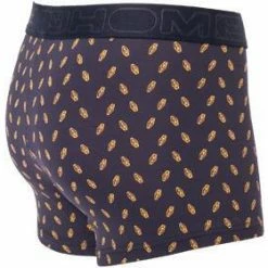 Top 10 🎉 HOM Boxer Briefs Cigales 402308/P0RA Trunk, Mikrofaser-Stretch, Navy-curry gemustert, Navy 🔥 -Wäsche Verkaufsladen 381492 norm2