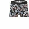 Rabatt ❤️ HOM Boxer Briefs Eddie 402299/P004 Trunk, Baumwoll-Stretch, Schwarz-multicolor , Schwarz ✔️