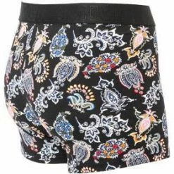 Rabatt ❤️ HOM Boxer Briefs Eddie 402299/P004 Trunk, Baumwoll-Stretch, Schwarz-multicolor , Schwarz ✔️ -Wäsche Verkaufsladen 381493 norm2