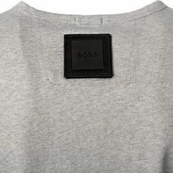 Coupon 🌟 BOSS Longsleeve Tovel Lotus 50462903/053 Oversized Fit, Baumwolle, Grau, Hellgrau 😍 -Wäsche Verkaufsladen 381583 norm4