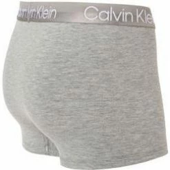 Blitzangebot 🧨 Calvin Klein Underwear Calvin Klein Trunks 3er Pack NB2970A/UW5 Baumwoll-Stretch, Weiß-grau-schwarz 🛒 -Wäsche Verkaufsladen 381675 norm4