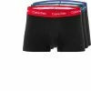 Blitzangebot 🧨 Calvin Klein Underwear Calvin Klein COTTON STRETCH 3er Pack U2664G/WHJ Trunks, Baumwoll-Stretch, Schwarz, Tannengrün-blau-rot 🔔