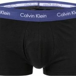 Blitzangebot 🧨 Calvin Klein Underwear Calvin Klein COTTON STRETCH 3er Pack U2664G/WHJ Trunks, Baumwoll-Stretch, Schwarz, Tannengrün-blau-rot 🔔 -Wäsche Verkaufsladen 381676 norm3