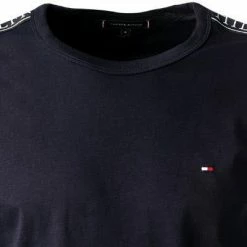 Aktion ⌛ Tommy Hilfiger T-Shirt MW0MW20355/DW5 Longsleeve, Bio Baumwolle, Nachtblau 😀 -Wäsche Verkaufsladen 381703 norm2