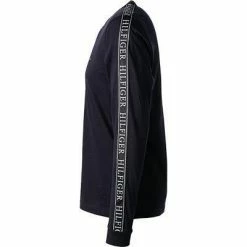 Aktion ⌛ Tommy Hilfiger T-Shirt MW0MW20355/DW5 Longsleeve, Bio Baumwolle, Nachtblau 😀 -Wäsche Verkaufsladen 381703 norm3