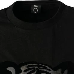 Schlussverkauf ❤️ BOSS Longsleeve Talley 50471864/001 Baumwolle, Schwarz, Schwarz-bronz 🛒 -Wäsche Verkaufsladen 381748 norm2