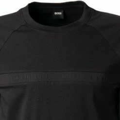 Top 10 ✔️ BOSS Longsleeve Togn Tape 50462863/001 Baumwolle, Schwarz 🤩 -Wäsche Verkaufsladen 381820 norm2