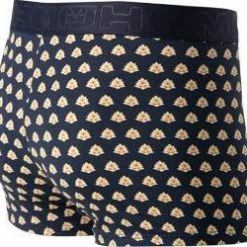 Angebote 😀 HOM Boxer Briefs HO1 Grimaud 402274/I0RA Trunk, Baumwolle-Modal, Navy-gelb, Navy ✔️ -Wäsche Verkaufsladen 381859 norm2