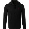 Bestpreis ❤️ Polo Ralph Lauren Longsleeve 710847203/001 Baumwolle, Schwarz-rot 🎁
