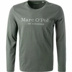 Bestes Angebot 💯 Marc O'Polo Longsleeve 220 2220 52152/451 Baumwolle, Moosgrün ✨ -Wäsche Verkaufsladen 382479 norm