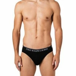 Angebote 🛒 Polo Ralph Lauren Briefs 3er Pack 714835884/003 Slips, Baumwoll-Stretch, Schwarz-weiß-grau, Weiß-schwarz-grau 🔔 -Wäsche Verkaufsladen 382894 norm3