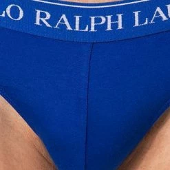 Auslauf 🔥 Polo Ralph Lauren Briefs 3er Pack 714835884/004 Slips, Baumwoll-Stretch, Blau, Navy-saphir-blau 😀 -Wäsche Verkaufsladen 382895 norm5