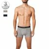 Billig ✔️ Polo Ralph Lauren Trunks 3er Pack 714835885/003 Baumwoll-Stretch, Schwarz-weiß-grau, Weiß-schwarz-grau 🤩