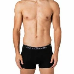 Billig ✔️ Polo Ralph Lauren Trunks 3er Pack 714835885/003 Baumwoll-Stretch, Schwarz-weiß-grau, Weiß-schwarz-grau 🤩 -Wäsche Verkaufsladen 382896 norm3