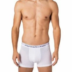 Auslauf 🧨 Polo Ralph Lauren Trunks 3er Pack 714835885/008 Baumwoll-Stretch, Navy-rot-weiß, Rot-weiß-navy ❤️ -Wäsche Verkaufsladen 382899 norm2