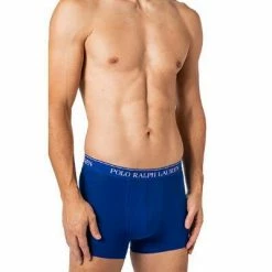 Bestpreis ⌛ Polo Ralph Lauren Trunks 3er Pack 714835885/009 Baumwoll-Stretch, Blau, Navy-saphir-blau 🧨 -Wäsche Verkaufsladen 382900 norm2