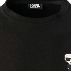 Bester Verkauf 🌟 KARL LAGERFELD Longsleeve 755028/0/512221/990 Baumwolle, Schwarz 🥰 -Wäsche Verkaufsladen 382902 norm2
