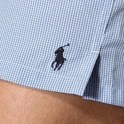 Rabatt 👍 Polo Ralph Lauren Boxer 714513429/005 Boxershorts, Baumwolle, Hellblau-weiß kariert, Hellblau 🛒 -Wäsche Verkaufsladen 382904 norm3