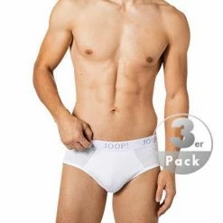 Billig ✔️ JOOP! Slip 3er Pack 30030785/100 Slips, Baumwoll-Stretch, Weiß 🧨 -Wäsche Verkaufsladen 383134 norm