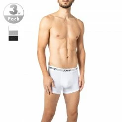 Billig 🔥 JOOP! Boxer Mix 3er Pack 30030790/970 Trunks, Baumwoll-Stretch, Weiß-grau-schwarz, Schwarz-grau-weiß 🥰