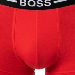 Billig 🌟 BOSS Trunks 3er Pack 50460261/972 Baumwoll-Stretch, Rot-schwarz, Schwarz-rot ✔️ -Wäsche Verkaufsladen 383416 norm3
