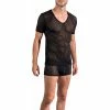 Besorgen 🛒 Olaf Benz RED2161 V-Neck 108965/8000 T-Shirt, Viskose-Stretch, Schwarz 👍