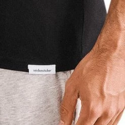 Rabatt ❤️ Seidensticker A-Shirt 2er Pack 12.200008/0039 Tanktops, Baumwolle, Schwarz 🧨 -Wäsche Verkaufsladen 383877 norm4