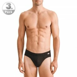 Coupon 🥰 Seidensticker Brief 3er Pack 12.200012/0039 Slips, Baumwoll-Bambus-Stretch, Schwarz 💯