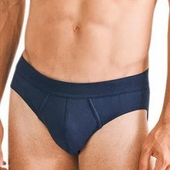 Angebote 🎉 Seidensticker Brief 3er Pack 12.200017/0019 Slips, Baumwoll-Stretch, Navy-hellblau gestreift, Navy 🔔 -Wäsche Verkaufsladen 383888 norm3