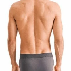 Neu 👍 Seidensticker Brief 3er Pack 12.200017/0039 Slips, Baumwoll-Stretch, Schwarz-grau gestreift, Schwarz 🔔 -Wäsche Verkaufsladen 383889 norm2