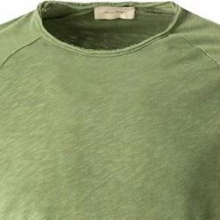 Bestpreis 👏 American Vintage Longsleeve MSON24G/boa vintage Baumwolle, Grün meliert ⌛ -Wäsche Verkaufsladen 384045 norm2