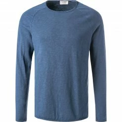 Am billigsten ⭐ American Vintage Longsleeve MSON24G/indigo vintage Baumwolle, Indigo meliert 🎉