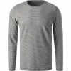 Rabatt 🔔 OLYMP Casual Level Five B. Fit T-Shirt 5641/14/14 Longsleeve, Body Fit, Baumwolle-Seide, Nachtblau gestreift, Nachtblau 🌟